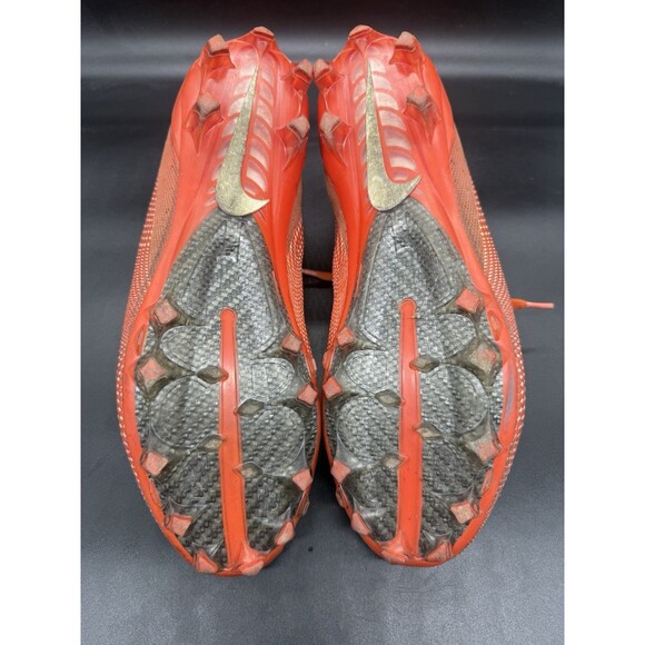 Nike VAPOR UNTOUCHABLE PRO TD 3 Football Cleats ORANGE 917165-800 Mens Size 10.5 - Picture 6 of 8